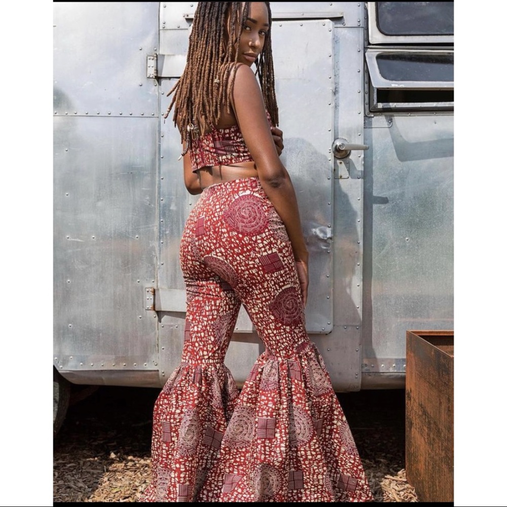 Ankara bell bottom pants